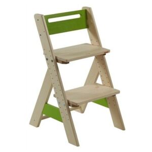 GAZEL Dětská rostoucí židle ZUZU J0565E, zelená