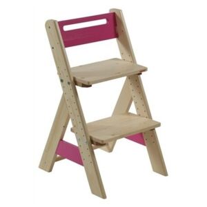 GAZEL Dětská rostoucí židle ZUZU J0565G, růžová