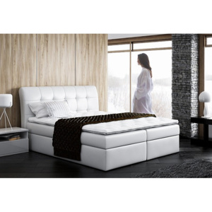 Čalouněná postel AMIGO + topper, 140x200, madryt 160