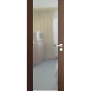 VASCO DOORS Interiérové dveře VENTURA SATINATO matné sklo, Bílá, D