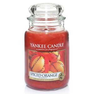Vonná svíčka Yankee Candle Spiced Orange - Pomeranč se špetkou koření Classic Velká 625 GRAMŮ