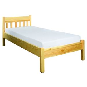 LK156-80 dřevěná postel masiv jednolůžko 80x200 cm Drewmax (Kvalitní nábytek z borovicového masivu)