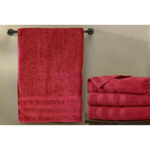 XPOSE ® Froté ručník CHINGY - červená 50x90 cm