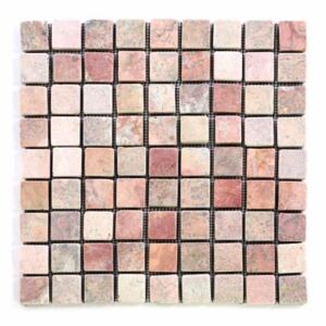 Divero D01637 Mramorová mozaika Garth- červená obklady 1 m2