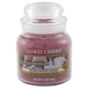 Svíčka ve skleněné dóze Yankee Candle Ó sladký domove, 104 g