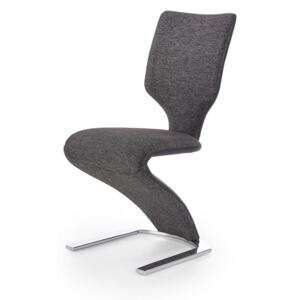 Jídelní židle K307 černá / šedá Halmar