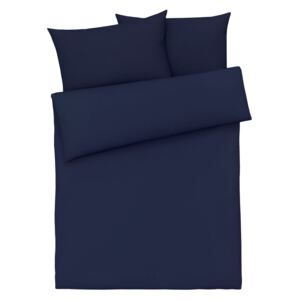 Livarno Home Saténové ložní povlečení BIO, 240 x 220 cm, 70 x 90 cm (modrá) (100331635003)