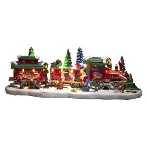 Vánoční dekorace vláček Tåg med vagnar