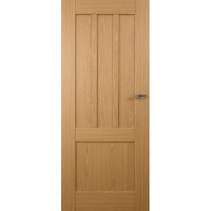 VASCO DOORS Interiérové dveře LISBONA plné, model 2, Dub rustikál, B