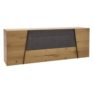 Voglauer Komoda Sideboard šedá, barvy dubu 224,2x82x51,6
