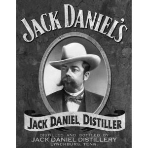 Plechová cedule - Jack Daniel's (portrét)