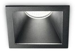 ILUX 192383 LED Zápustné bodové svítidlo Ideal Lux Game Square Black Black 192383 11W 850lm 3000K IP20 hranaté černé - IDEALLUX