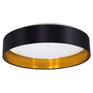 Eglo 31622 MASERLO textilní stropní svítidlo 18W černá/zlatá