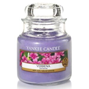 Yankee Candle - vonná svíčka Verbena 104g (Kvetoucí verbena v kombinaci s citrusy a krémovou vanilkou vytváří čistou a osvěžující květinovou vůni.)
