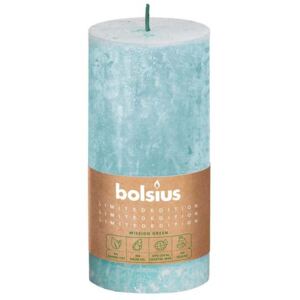 Bolsius - svíčka EKO Rustic 6,8 x 13 cm, modrá