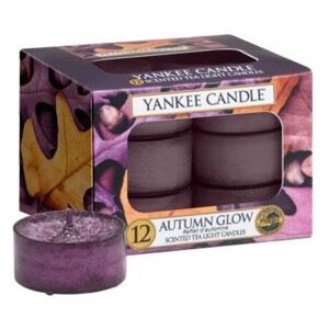 Yankee Candle - čajové svíčky Autumn Glow (Zářivý podzim) 12 ks (Úchvatná a intenzívní vůně připomínající dámský parfém.)
