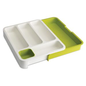 Přihrádky na příbory JOSEPH JOSEPH DrawerStore Cutlery Tray bílé/zelené