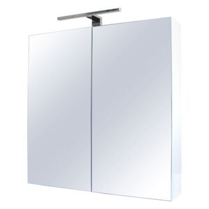 Zrcadlová skříňka závěsná s LED osvětlením Zina 70 ZS Zina A-Interiéry 70 cm ve smontovaném stavu