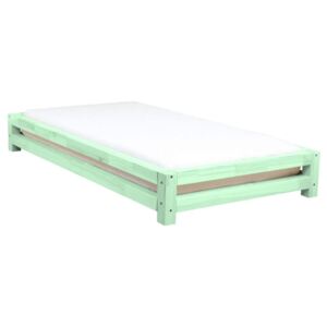 Benlemi Jednolůžková postel Japa 90x190 cm Barva: Pastelová zelená