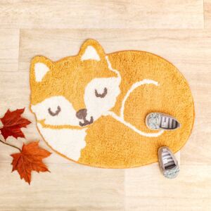Sass & Belle Dětský bavlněný koberec ve tvaru lišky Woodland Fox