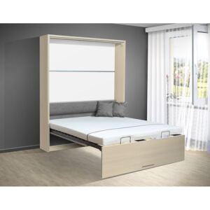 Nabytekmorava Výklopná postel VS 3054 P - 200x120 cm barva lamina: Buk 381, nosnost postele: standardní nosnost