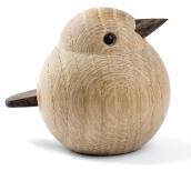 Dřevěný ptáček Mini Sparrow Natural Oak Novoform