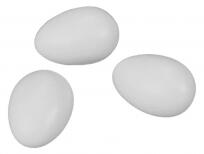 Dekorativní vajíčka Deco Egg White - set 3 ks DBKD