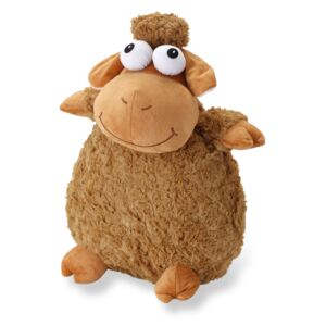 Wooline Plyšový polštářek veselá ovečka s vypoulenýma očima
