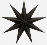 Papírová devíticípá hvězda Star Brown 45 cm House Doctor