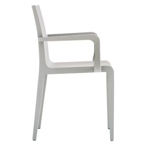 PEDRALI - Židle YOUNG 452 DS s područkami - šedá
