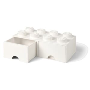 Úložný box se šuplíky Lego Storage Box Drawer 8 | bílá