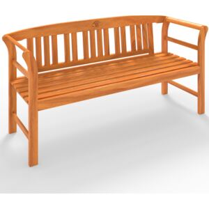 Zahradní dřevěná lavička 158 x 43 x 82 cm | eukalyptové dřevo