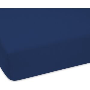EmaHome - Jersey prostěradlo 120x200 cm námořnická modrá 312
