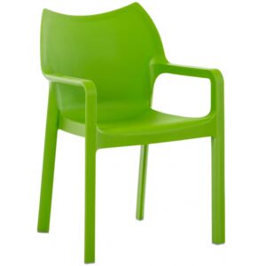 Židle Diva, zelená