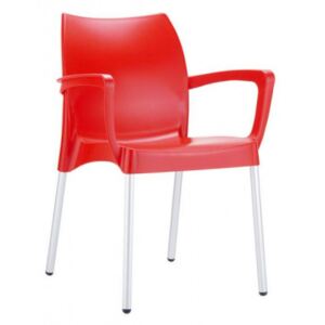 Židle Dolce, červená