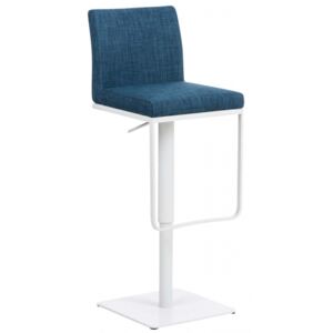 Barová židle Winnie, látkový potah, modrá