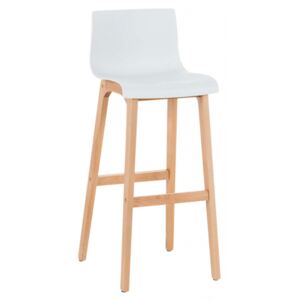 Barová židle Hoover přírodní, bílá