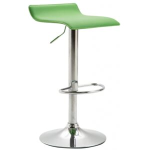Barová židle Dyn V2 syntetická kůže, zelená