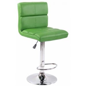 Barová židle Umbria syntetická kůže, zelená