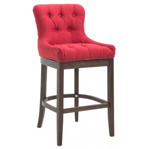 Barová židle Lakewood látkový potah, Antik, červená