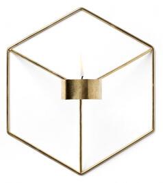 Nástěnný svícen hexagon POV Brass Audo Copenhagen