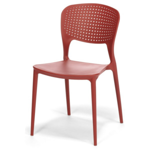 Polypropylenová židle WENDY červená