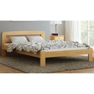 Dřevěná postel Sara 120x200 + rošt ZDARMA dub
