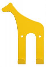 Kovový háček na stěnu Giraffe Yellow Tranquillo