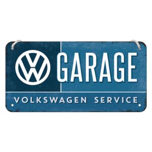 Postershop Závěsná cedule - VW Garage 10x20 cm