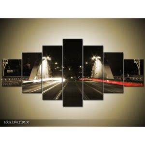 Obraz osvětleného nočního mostu (F002334F210100)