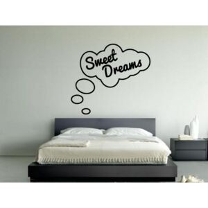 Samolepka na zeď- Sweet dreams nápis
