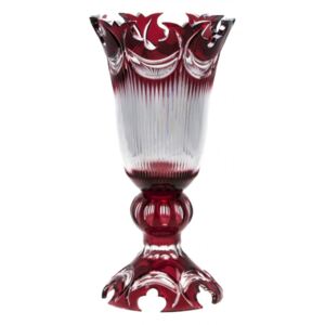 Váza Diadem, barva rubín, výška 430 mm