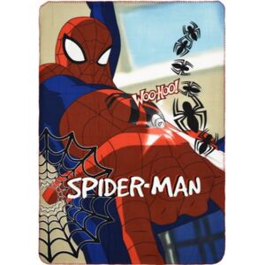 SUN CITY Fleecová / fleece deka Spiderman Woo-Hoo 100x150