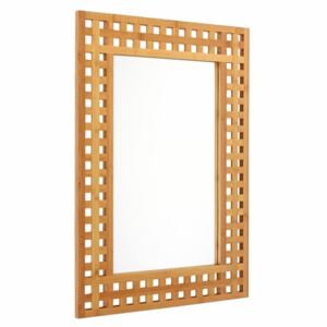 Zrcadlo, nástěnné zrcadlo, bambusové zrcadlo BAMBOU zrcadlo v dřevěném rámu, 70 x 50 cm